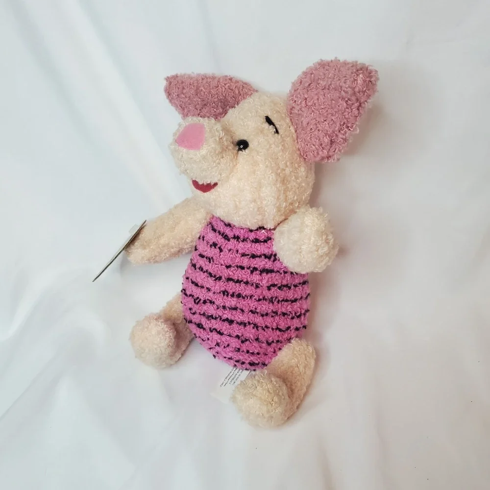 Vintage 1998 Mattel Disney Winnie the Pooh Sing 'n‎ Giggle Piglet Plush NO SOUND